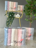 50x90 MYSOFT LAMİNA 6'LI HAVLU